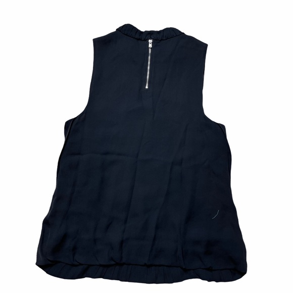 Marc Jacobs Black Pleated Sleeveless Blouse Size 2 - Picture 8 of 8
